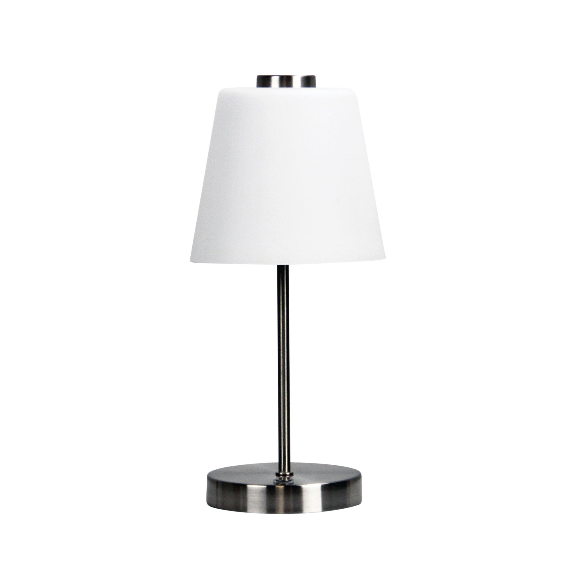 Erik 5W LED Brushed Chrome Touch Lamp