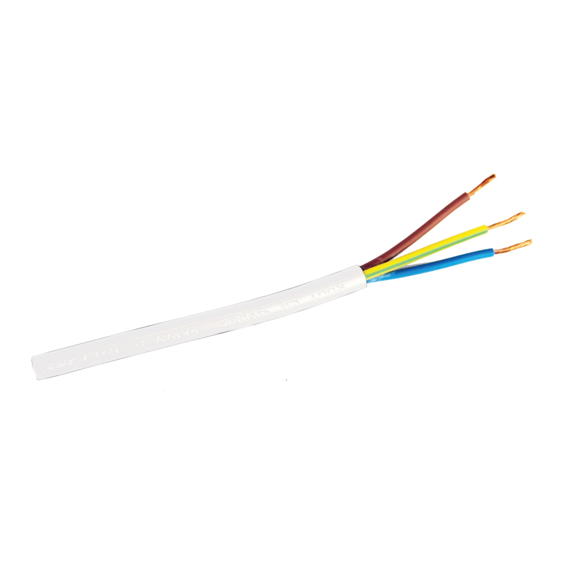 3 Core Cable White 3-Core Cable Pvc