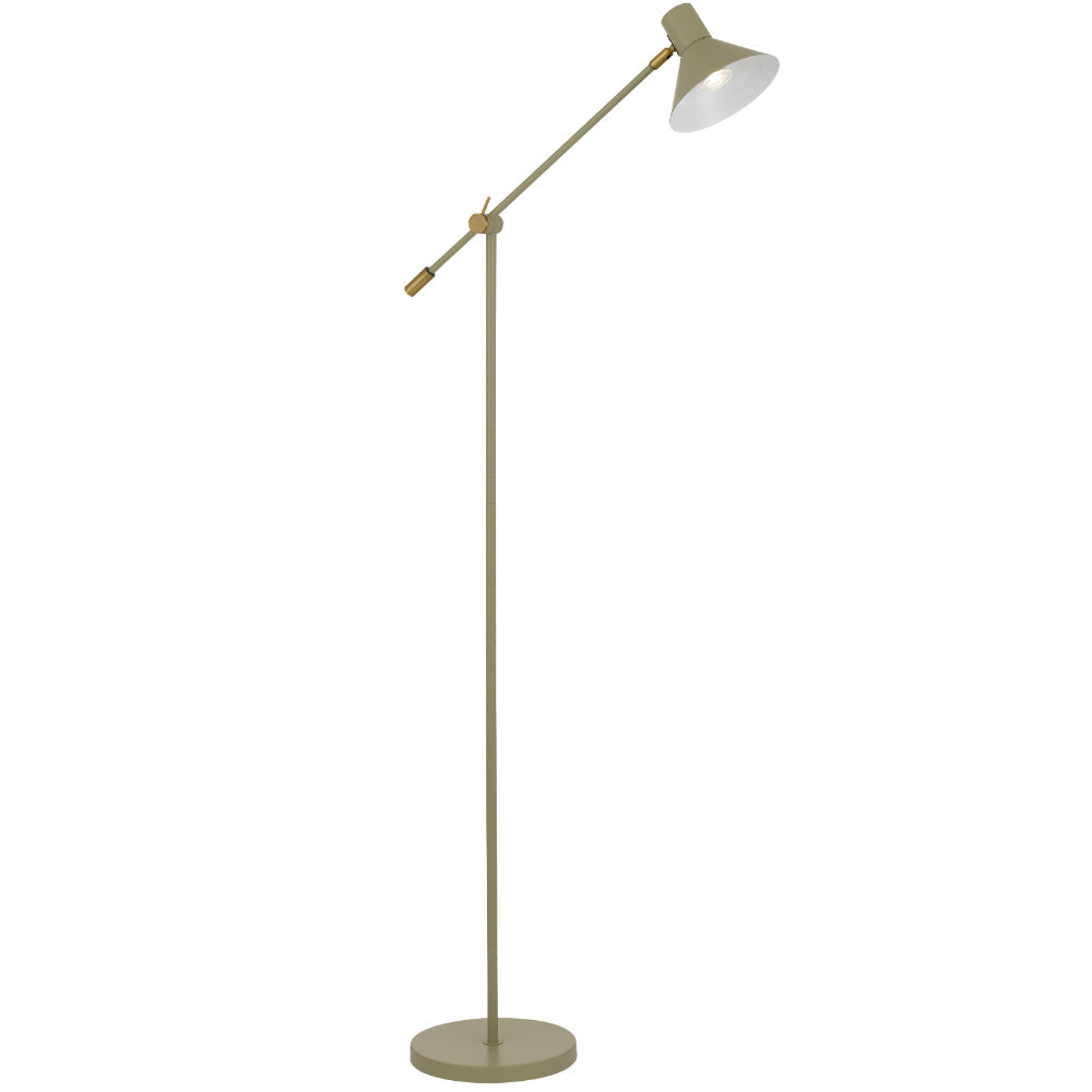 Olav Orange, Beige, Black or Green GU10 Floor Lamp