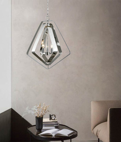 ORBITA: Bohemian Medium Polished Nickel Hardware Pendant Light