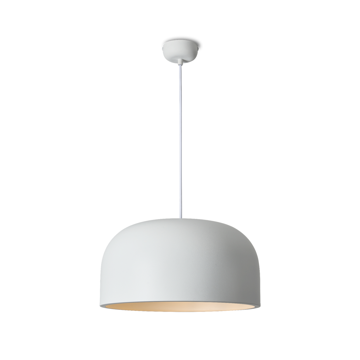 Oslo 1 Light E27 Dome Pendant
