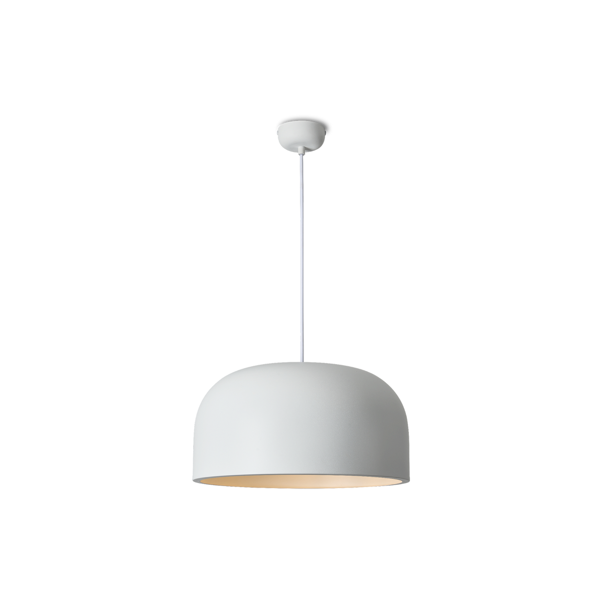 Oslo 1 Light E27 Dome Pendant