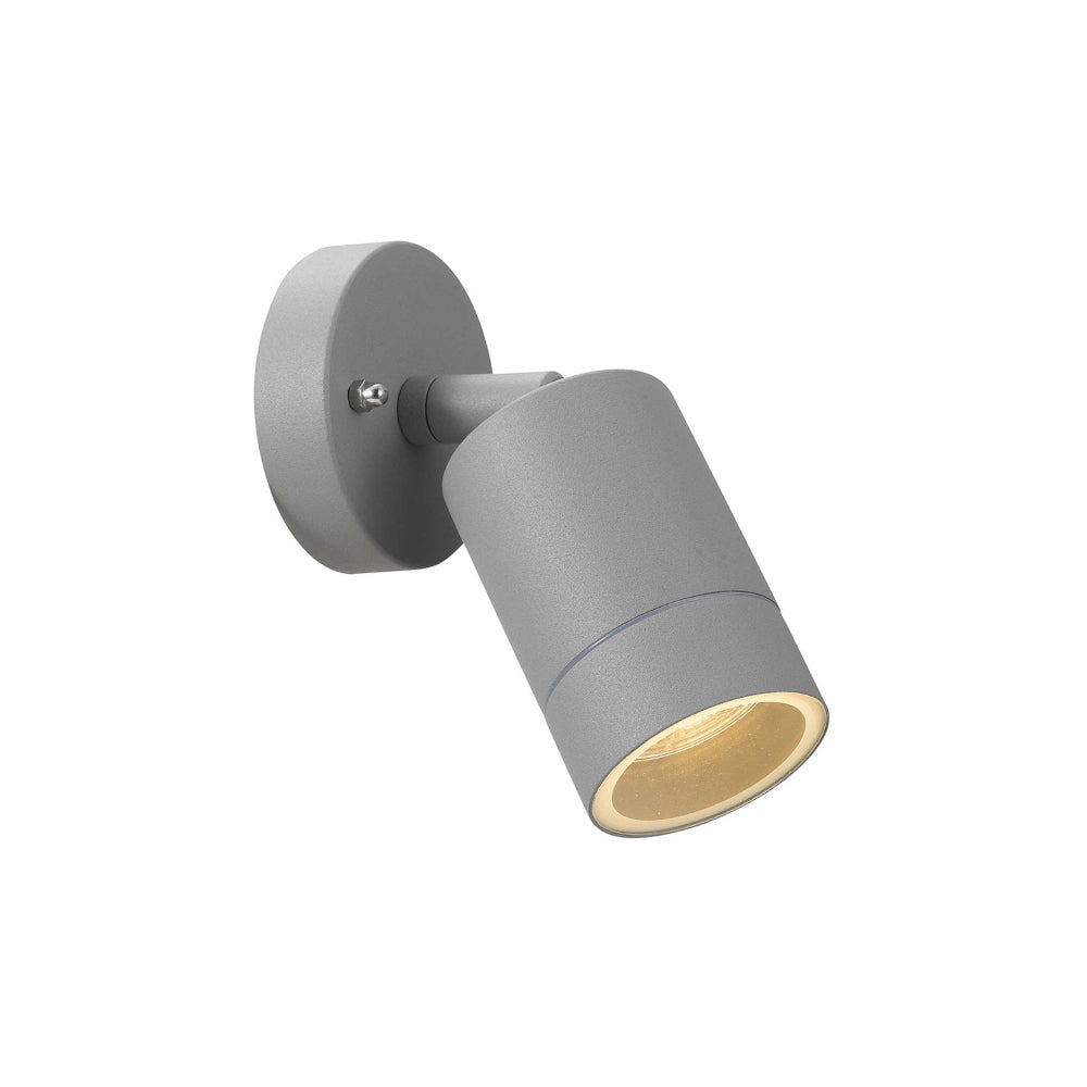 Peak White, Silver or Black GU10 IP54 Adjustable Exterior Wall Light