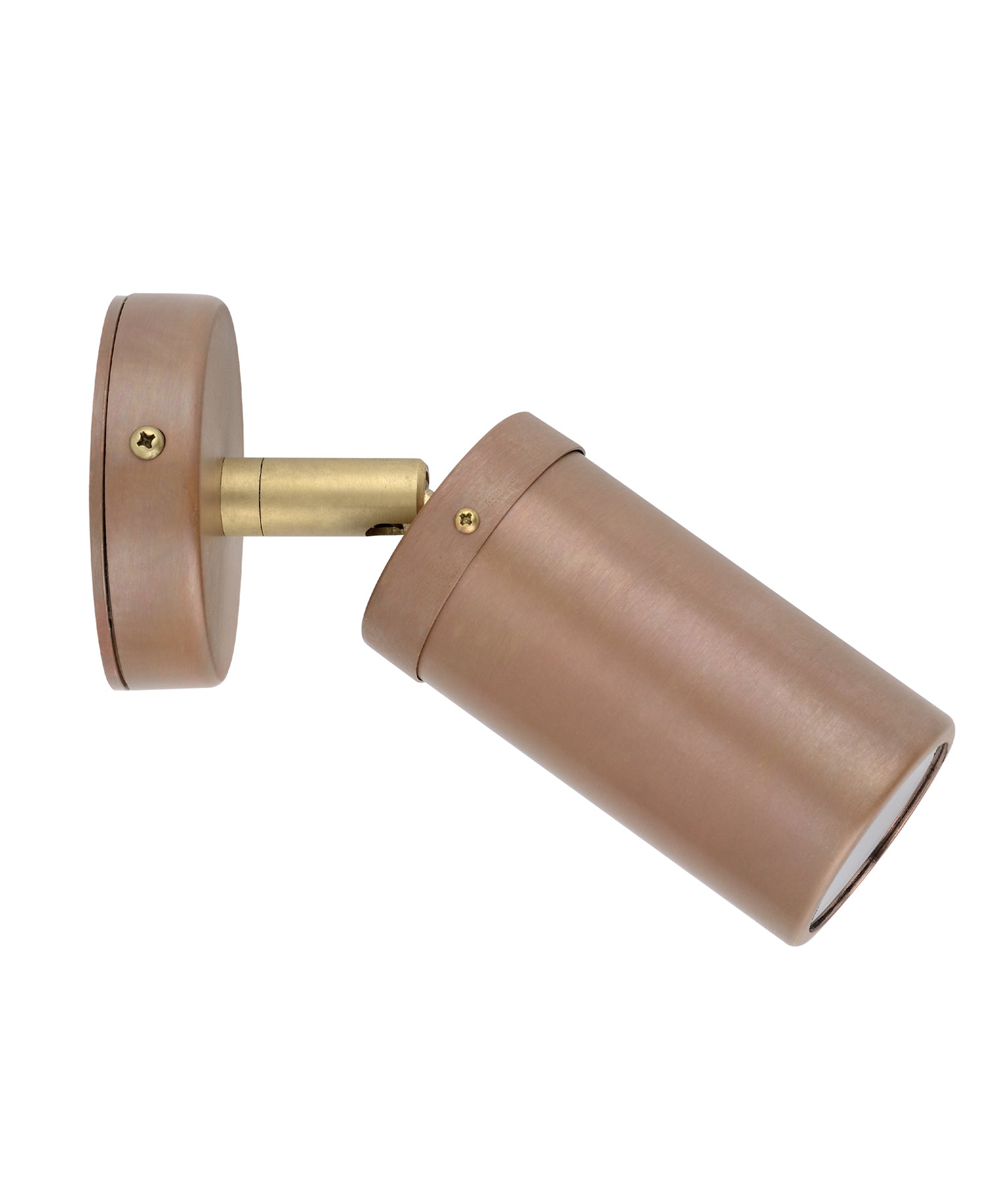 GU10 Exterior Wall Pillar Spot Lights (Aged Copper) IP54