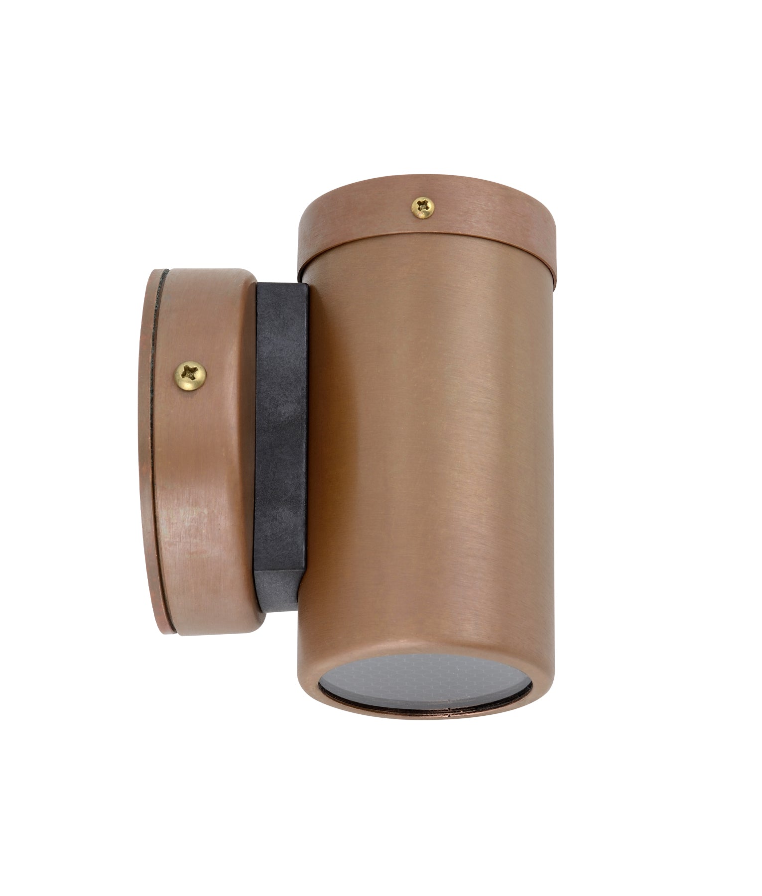 GU10 Exterior Wall Pillar Spot Lights (Aged Copper) IP54