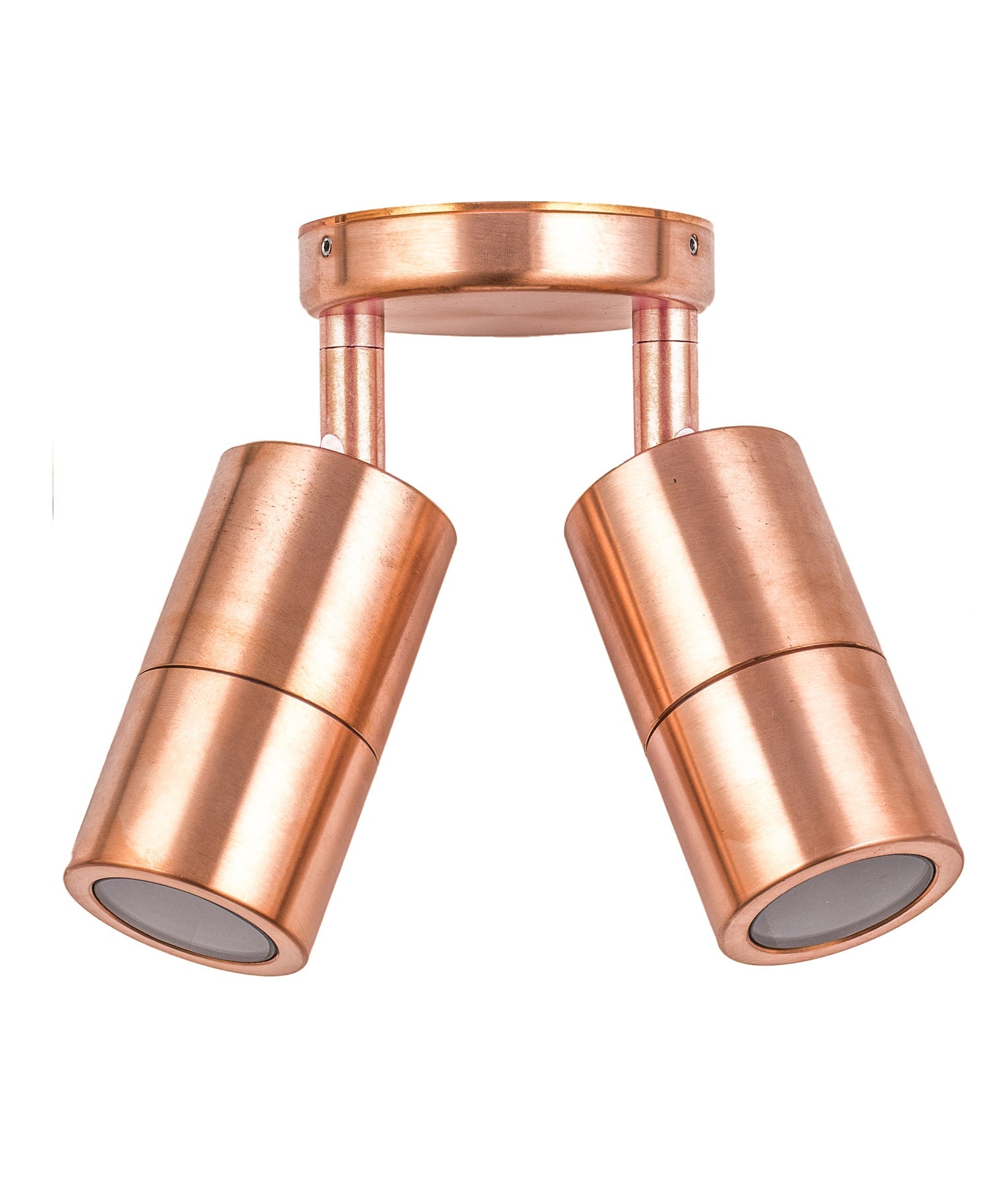 GU10 Exterior Wall Pillar Spot Lights (Copper) IP65