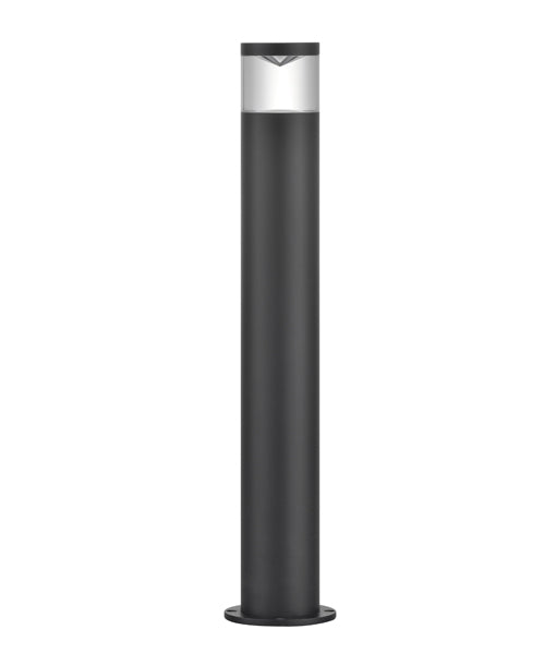 PHARE: MR16 Surface Mounted Titanium Anti Glare Bollard Light IP54