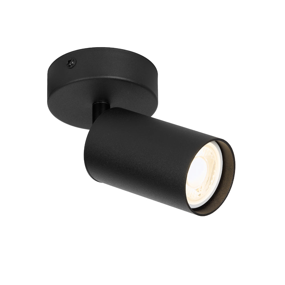 Picard Black or White GU10 1 Light Spotlight