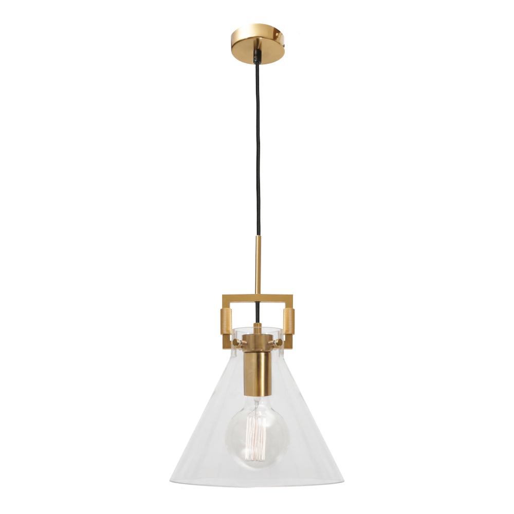 Pierre 1 Light Pendant Gold