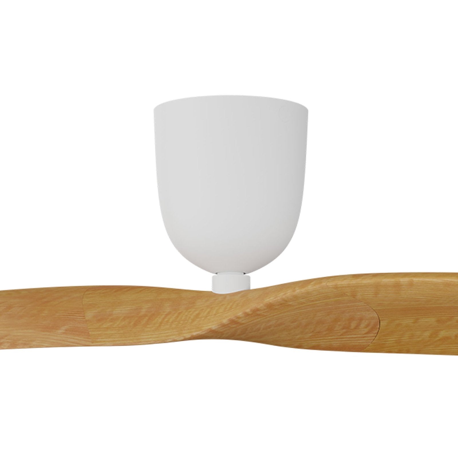 Aeratron AE2 60" 2 Blade Woodgrain and White DC Ceiling Fan with Remote