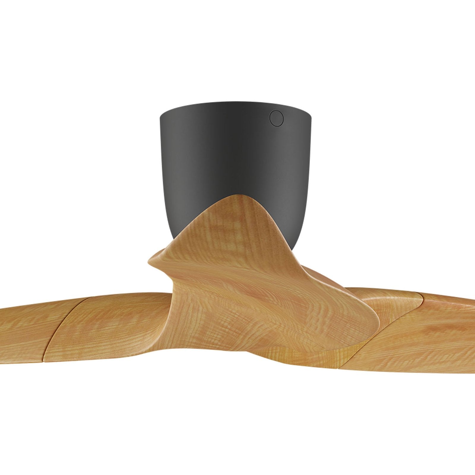 Aeratron AE3 60" 3 Blade DC Ceiling Fan with Remote in Black with Woodgrain