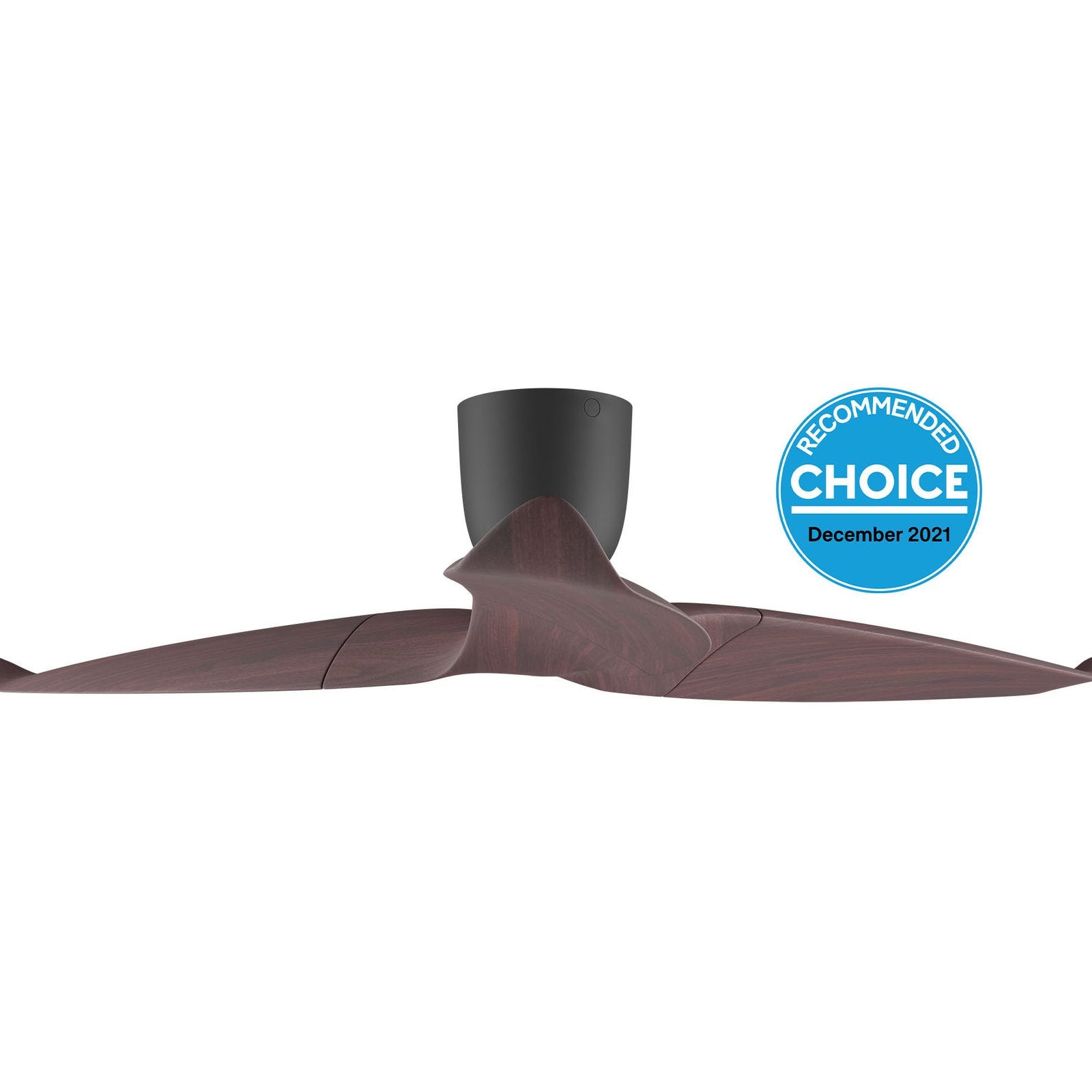 Aeratron AE3 60" 3 Blade DC Ceiling Fan with Remote in Walnut