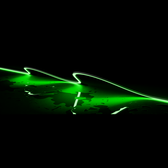 Pleo-14.4 Neon Side View 24V IP67 CRI90 RGB 20M