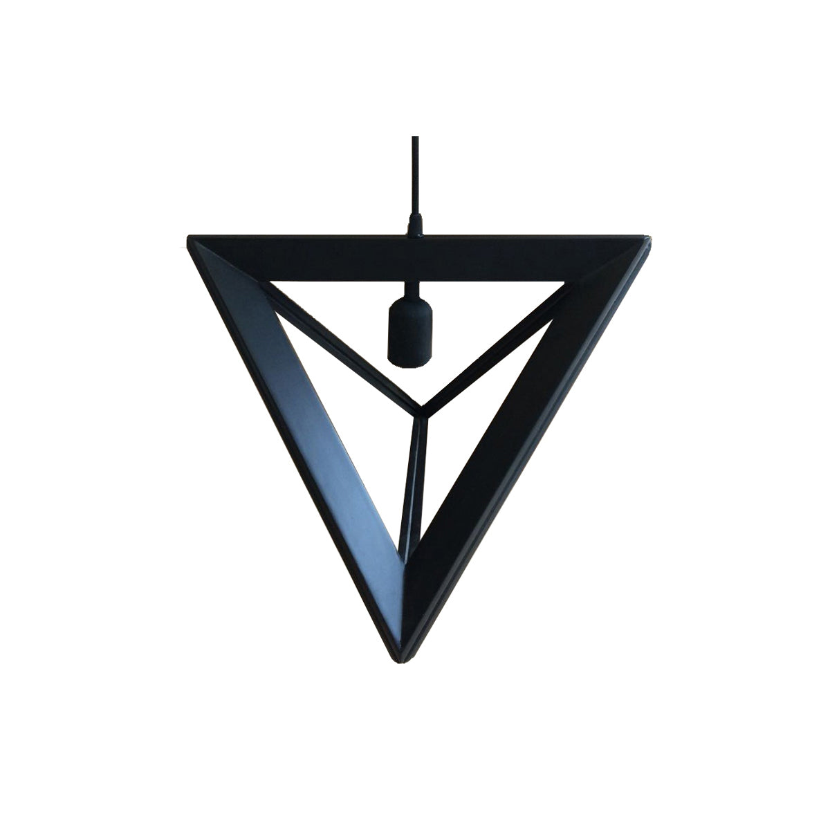 Pyramid Wooden Pendant Light