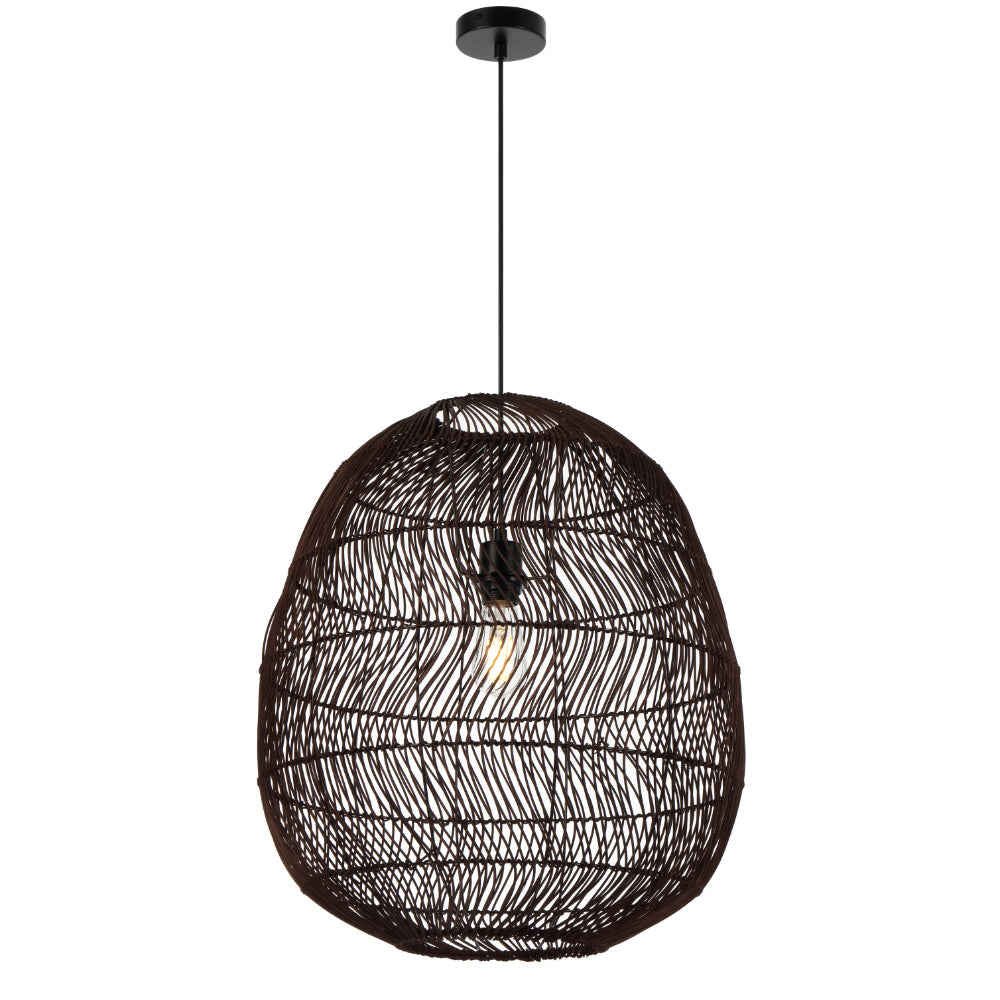 Rana 50 Natural, Brown or Black Rattan Pendant