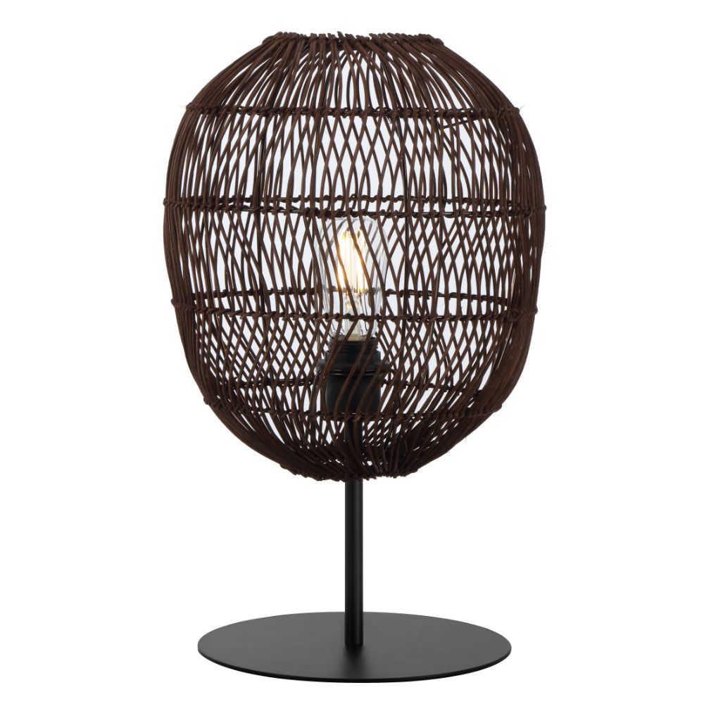 Rana 30 Natural, Brown or Black Rattan Table Lamp