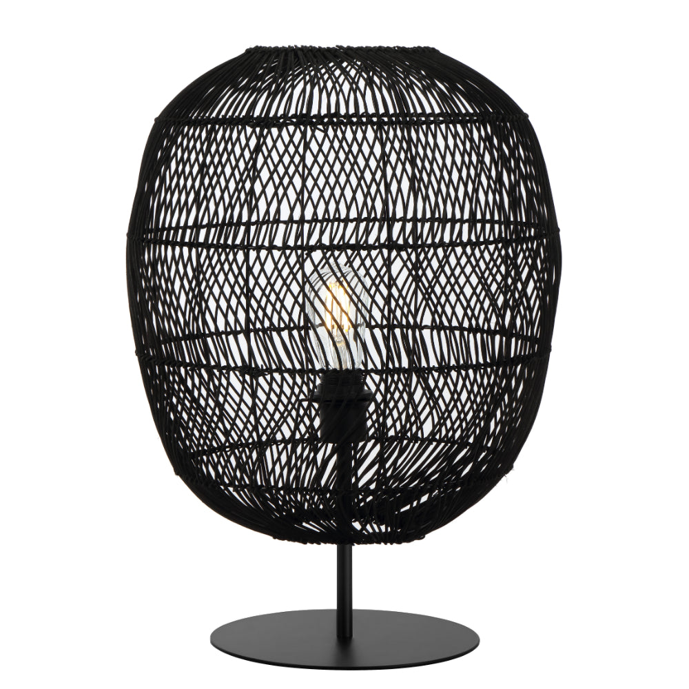 Rana 40 Natural, Brown or Black Rattan Table Lamp