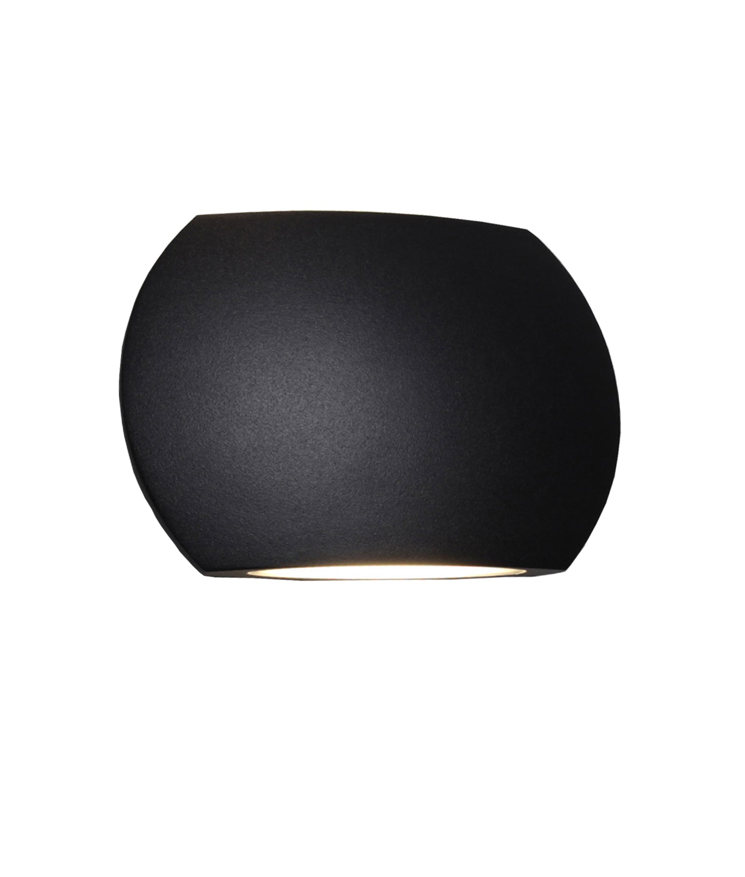REMO: Surface Mounted LED Exterior Curved Up/Down Wall Lights IP54