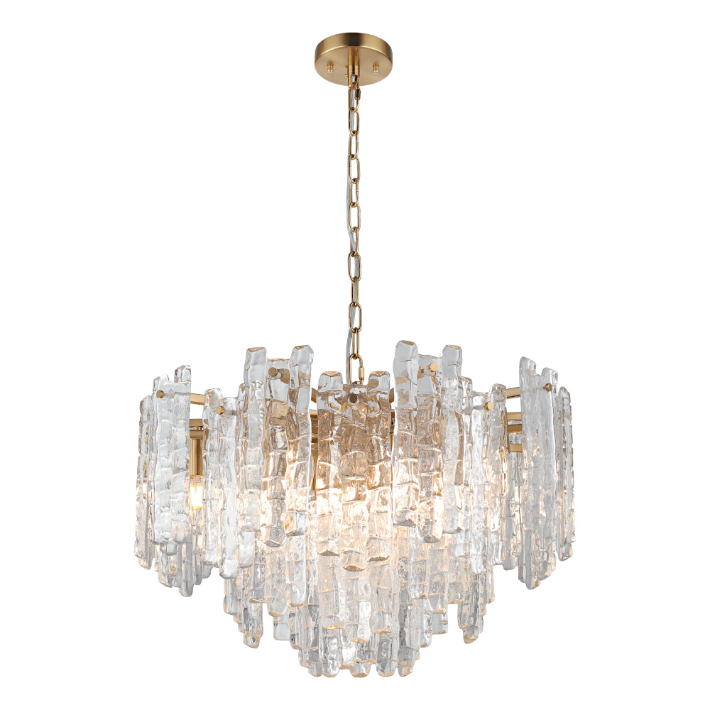 Riviera 10 Light Pendant Gold