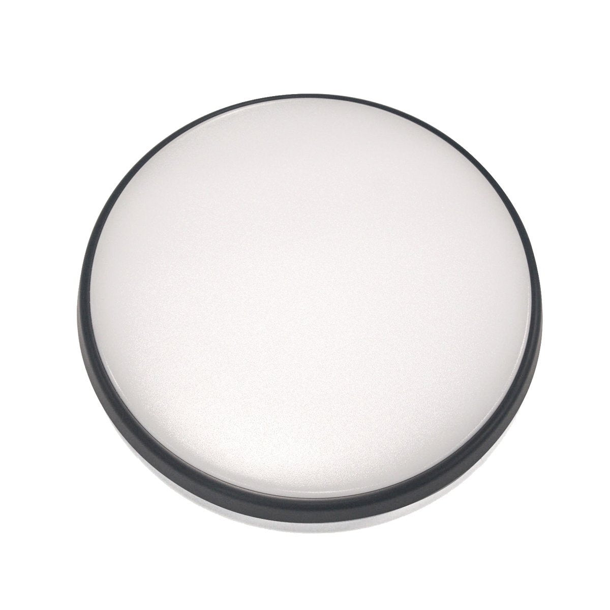 Round 18W LED Ceiling Light - Black Frame in Cool White - LEDOYS18WRNDBLCW