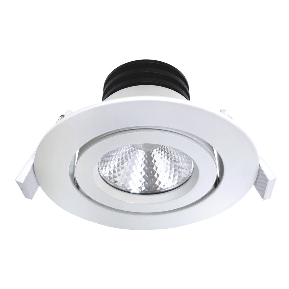 Ecostar II LED Gimbal Downlight 240V 10W 3/4/5.7K Dimmable White