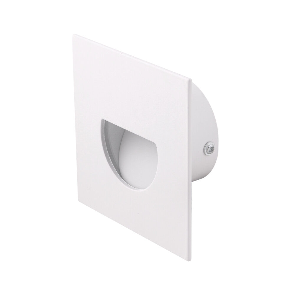 Darham Square LED Wall Light 12V 1.5W 3000K White