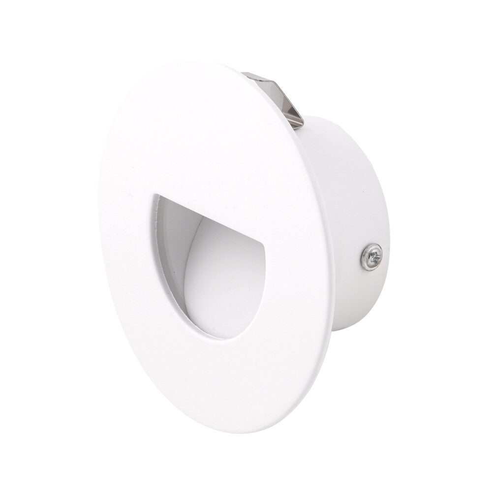 Darham Round LED Wall Light 12V 1.5W 3000K White