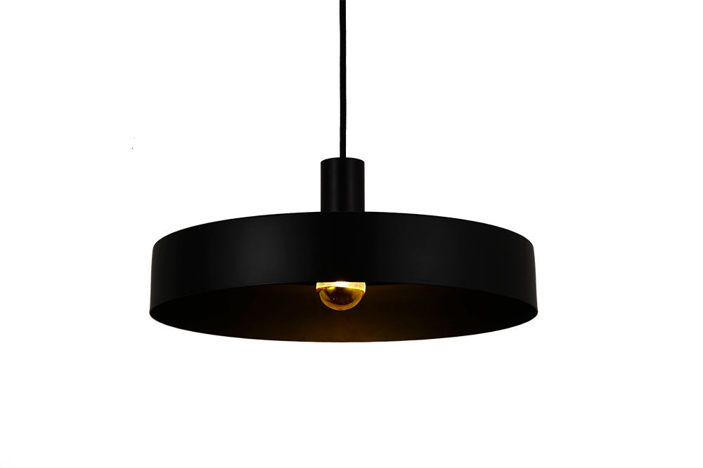 Saturn textured pendant with decorative colour rings