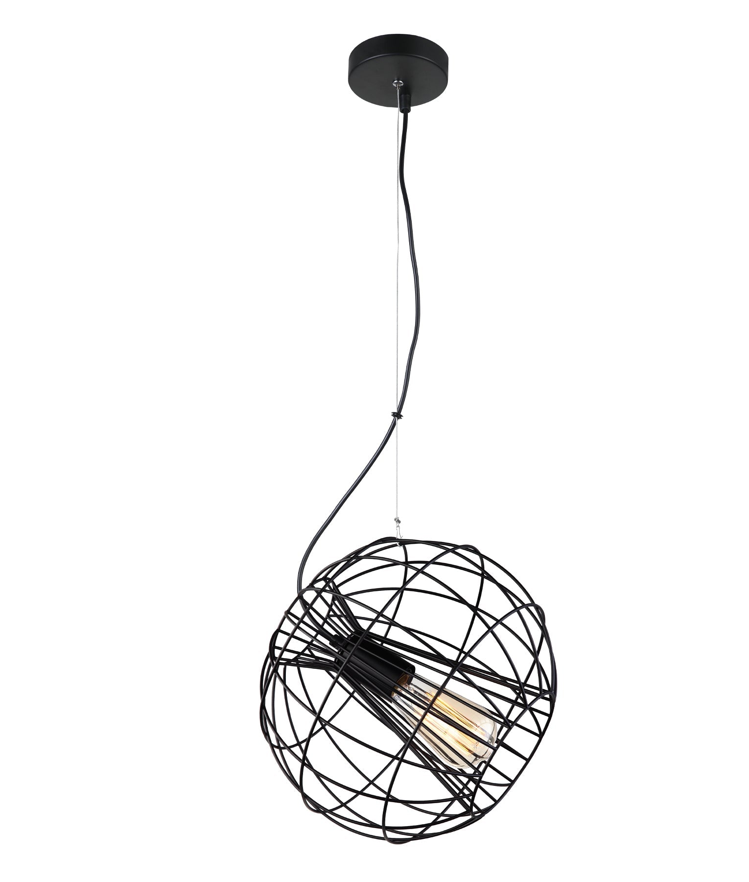 SENTINEL: Modern Minimalist Round Cage Pendant Lights