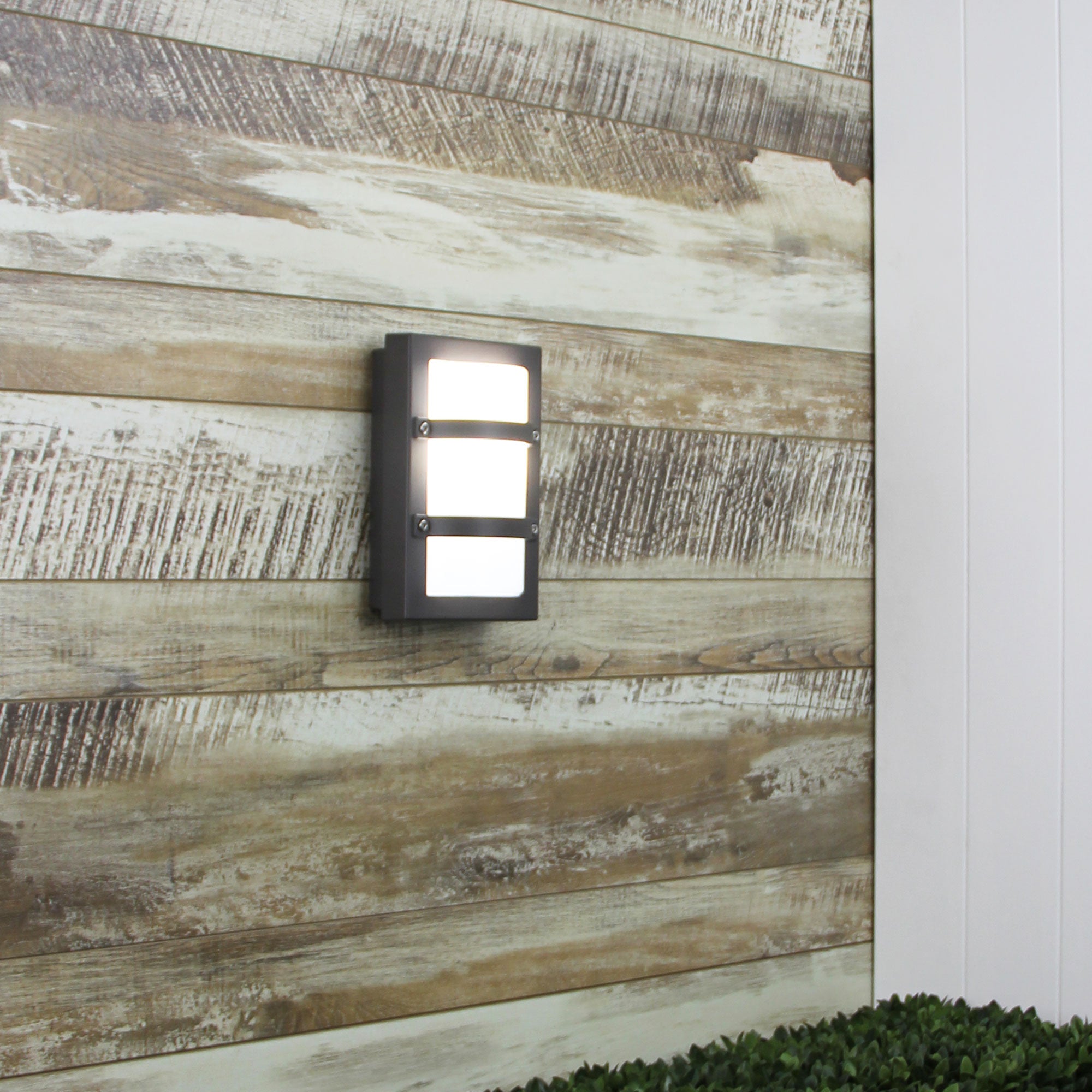 Trio Mini Graphite E27 IP65 Premium Outdoor Wall Light