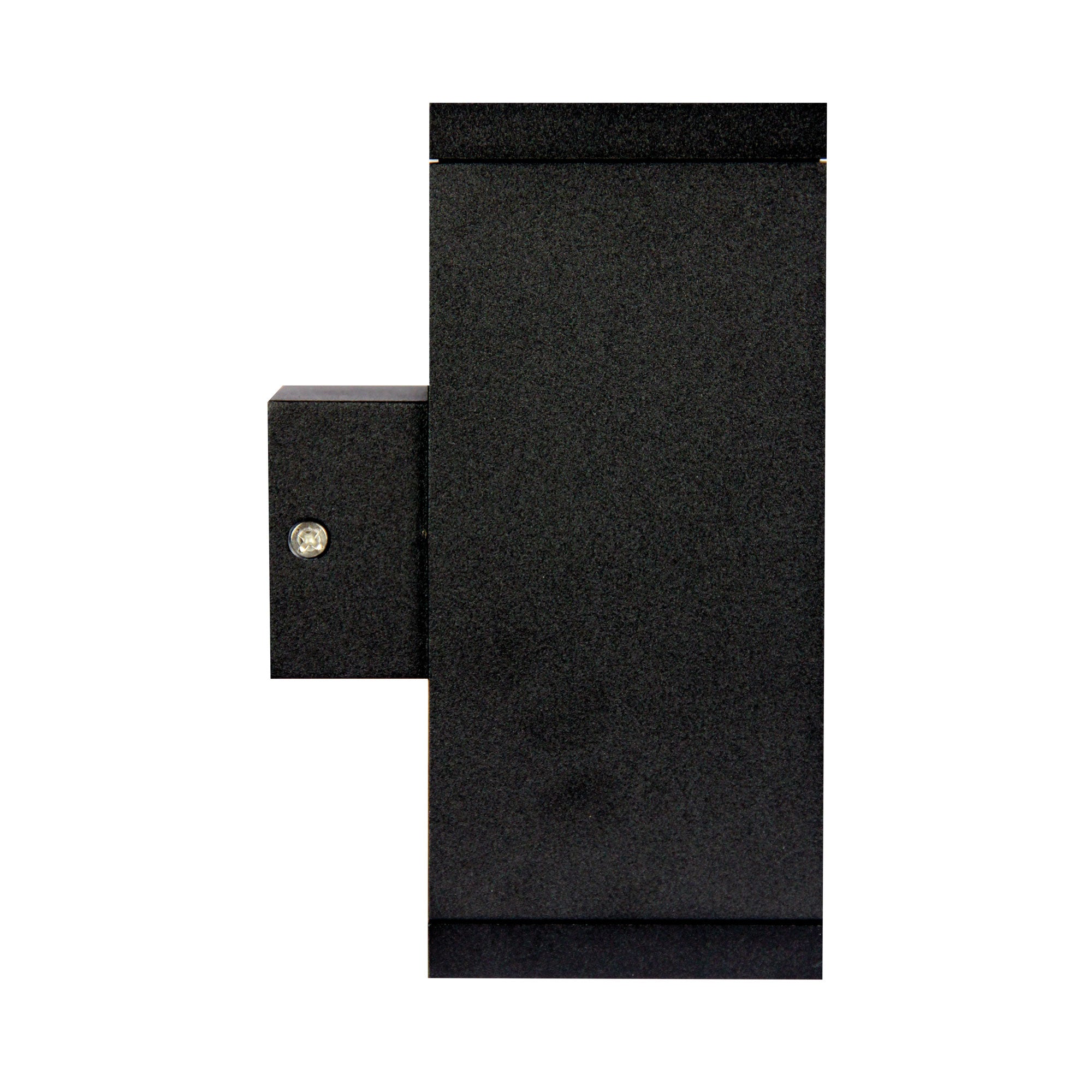 Kube Black GU10 Quality Outdoor Up/Down Wall Light