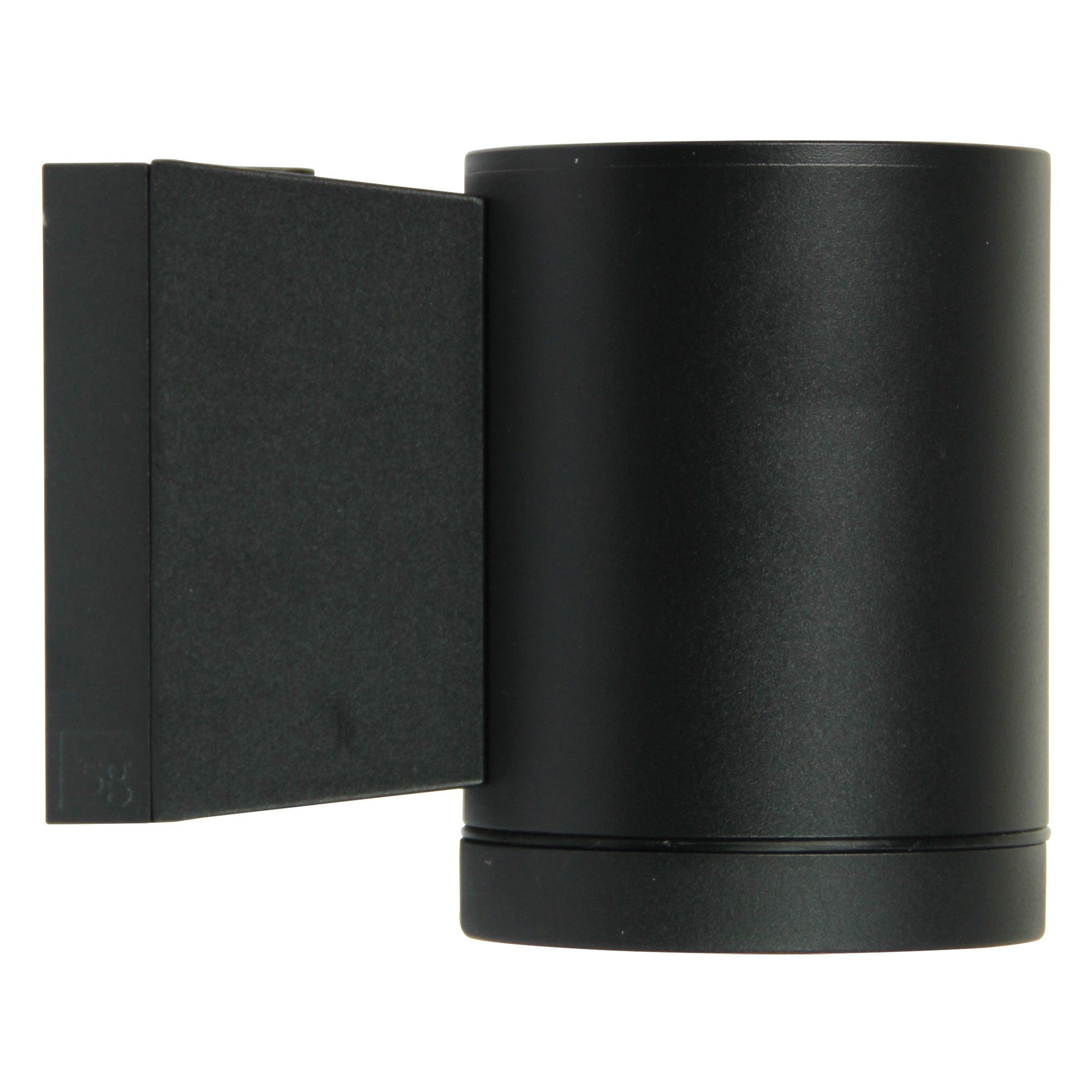 Metro Single Black Sg Quality Outdoor Wall Light In Black