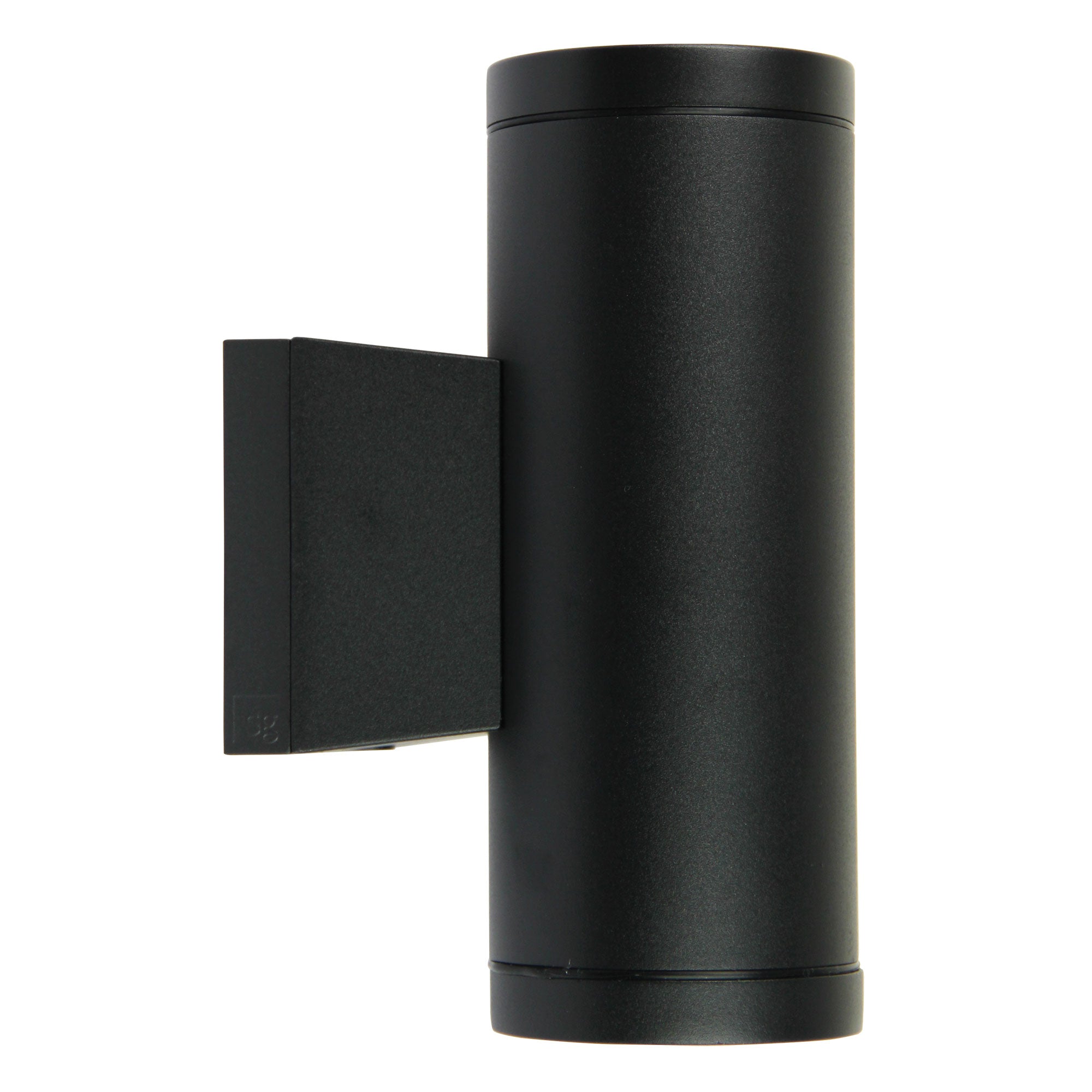 Metro Twin Black Sg Quality Outdoor Wall Light In Black