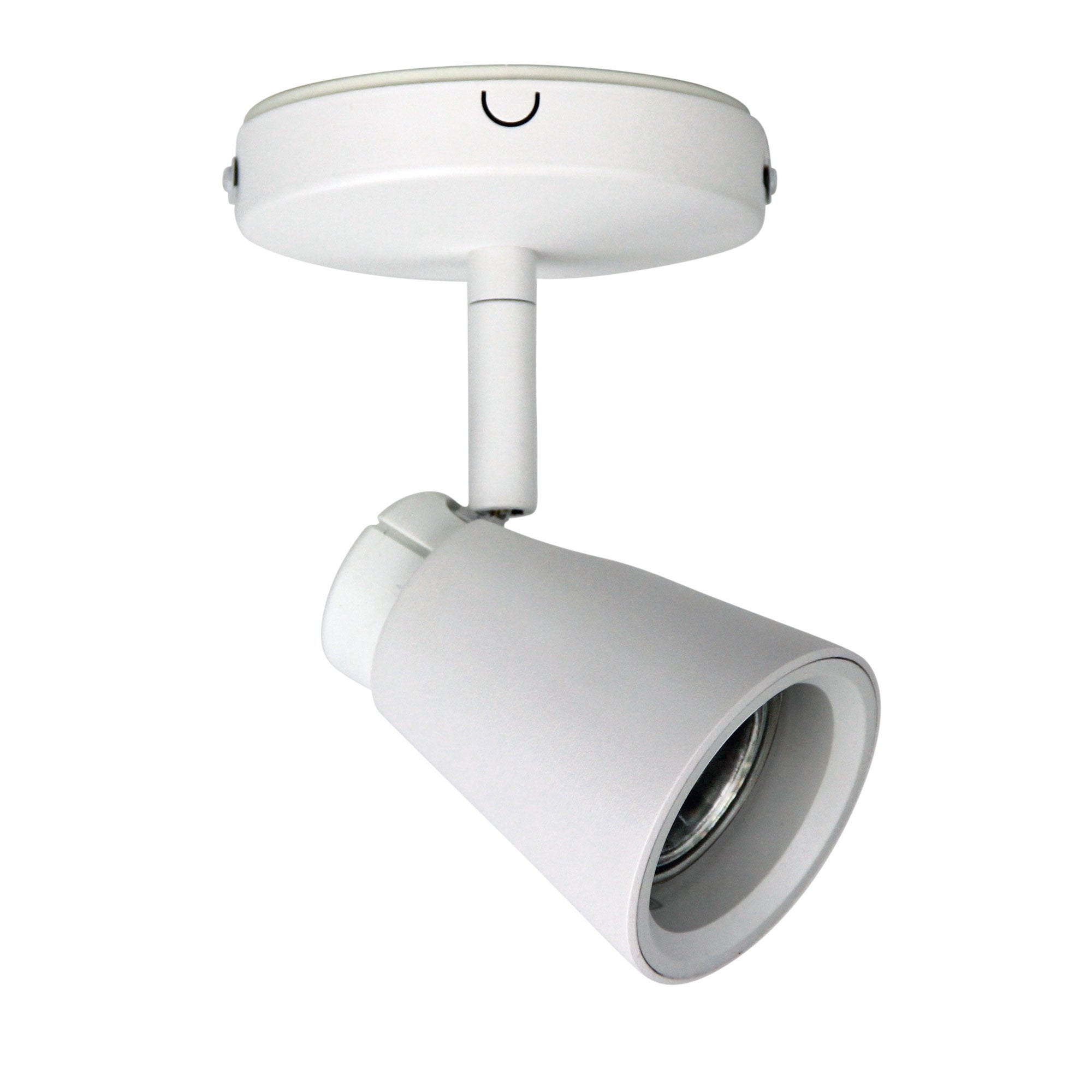 Zoom.1 White 1 Light GU10 Adjustable Spotlight