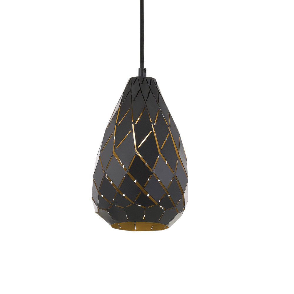 Simon 15 White or Black Laser Cut Pendant Light