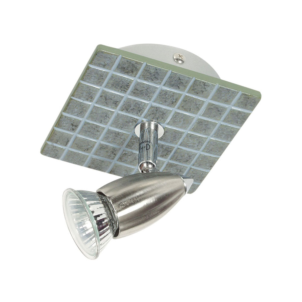 Slate 1LT 240V GU10 Resin Tile Spotlight