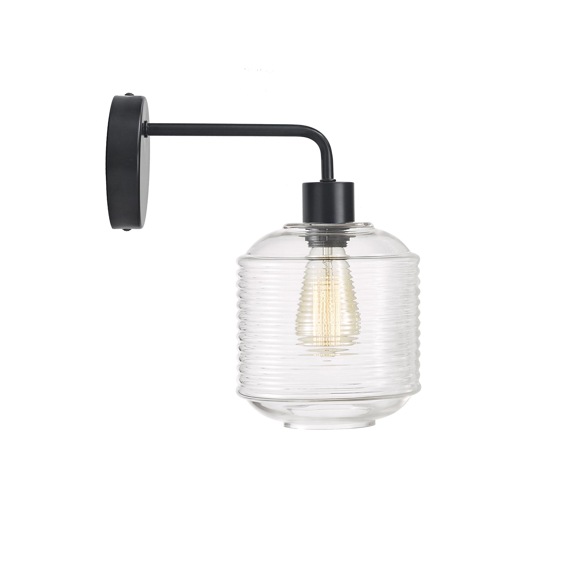 Marconi Wall Clear Glass Wall Sconce