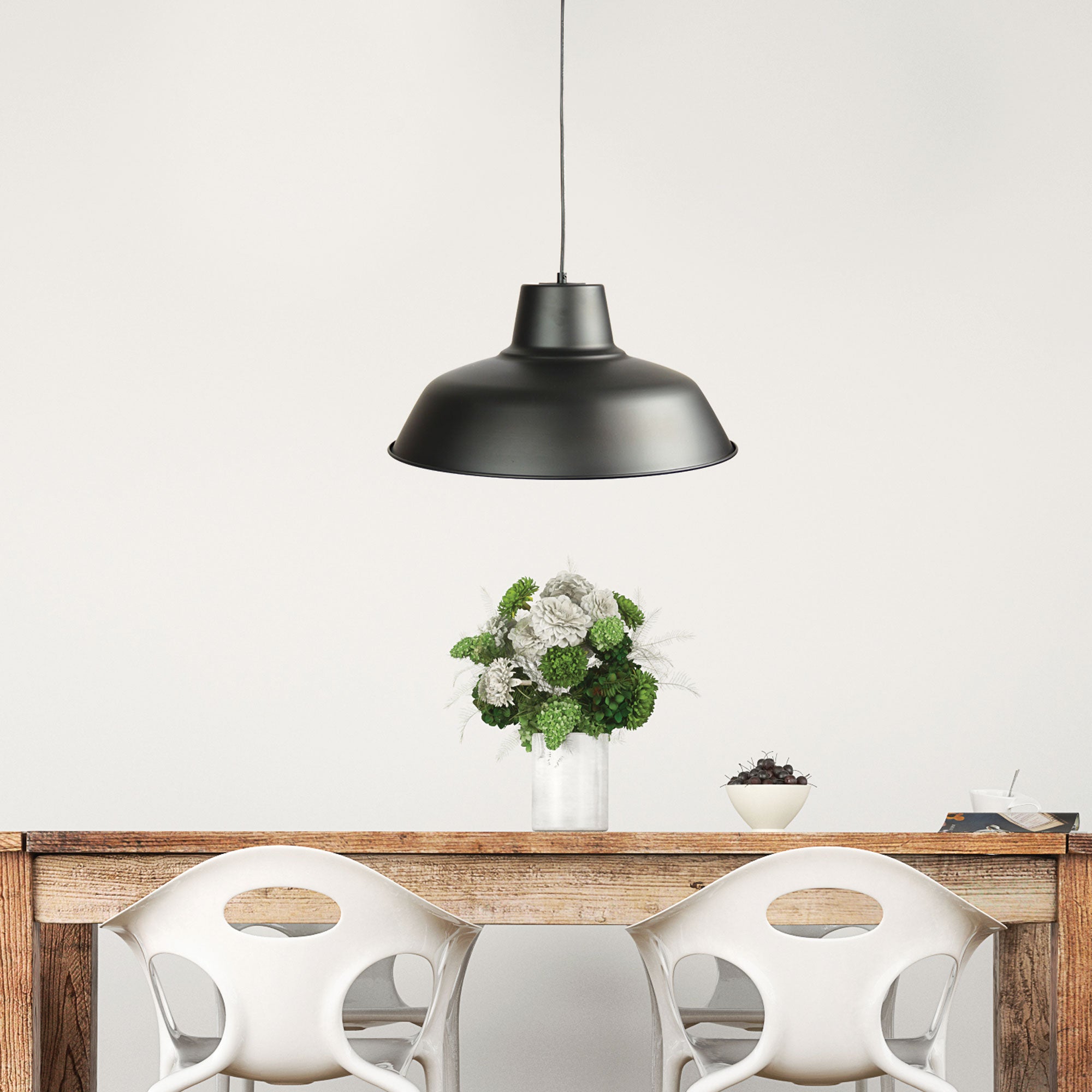 Forge.430 Black 1 Light E27 Retro Industrial Pendant