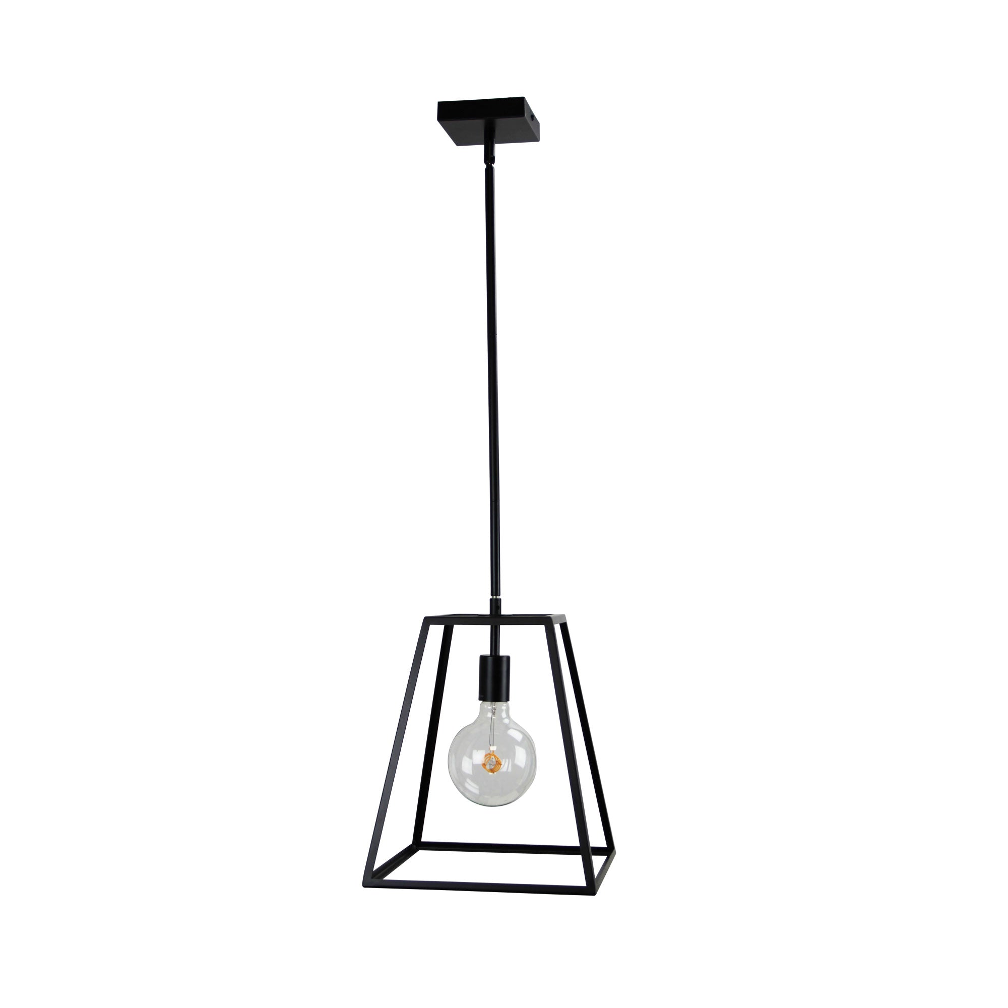 Southport 30 Single Urban Retro 30cm Black Pendant