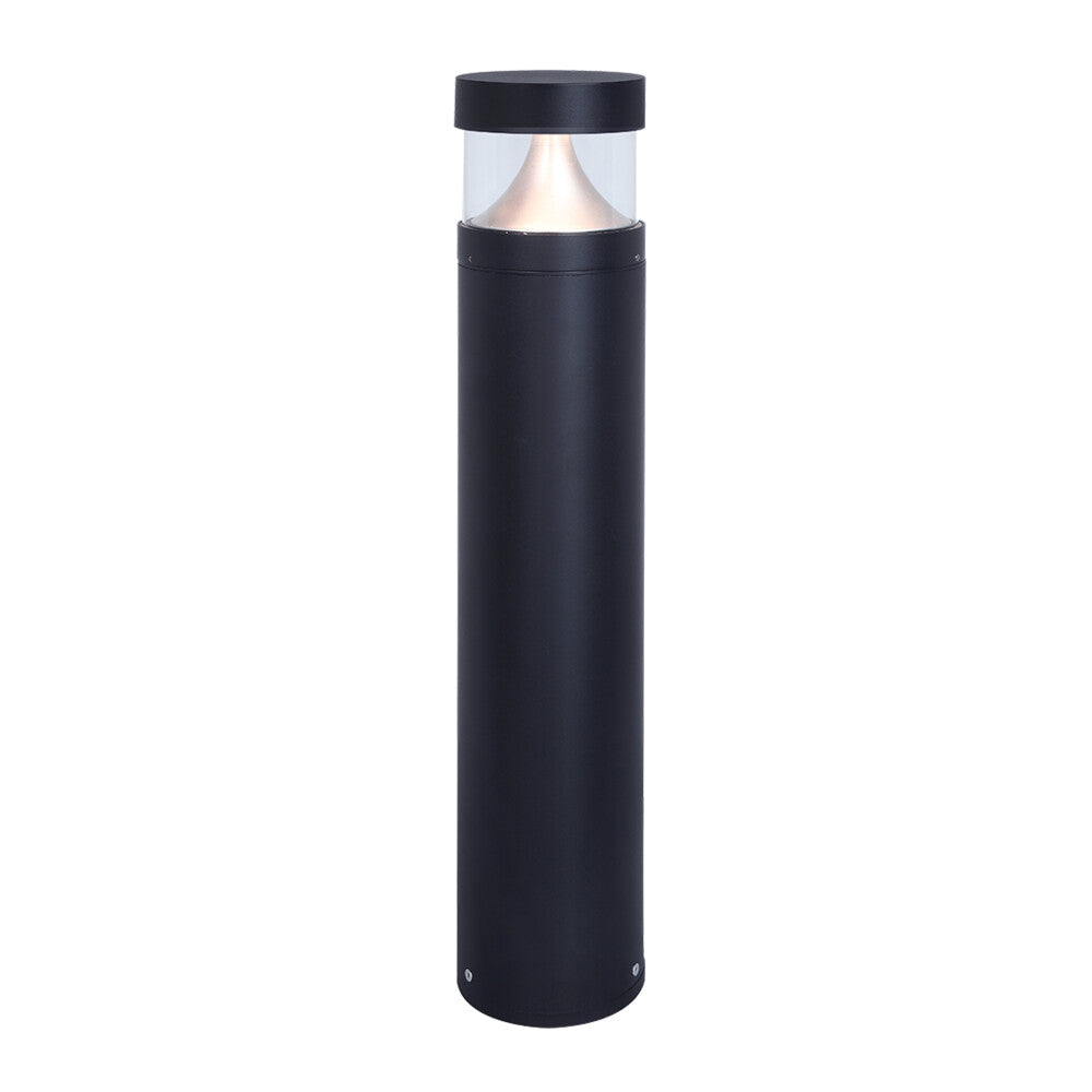 LED Bollard Flat 640mm High 10W 3/4/5K IP65 IK08 Black