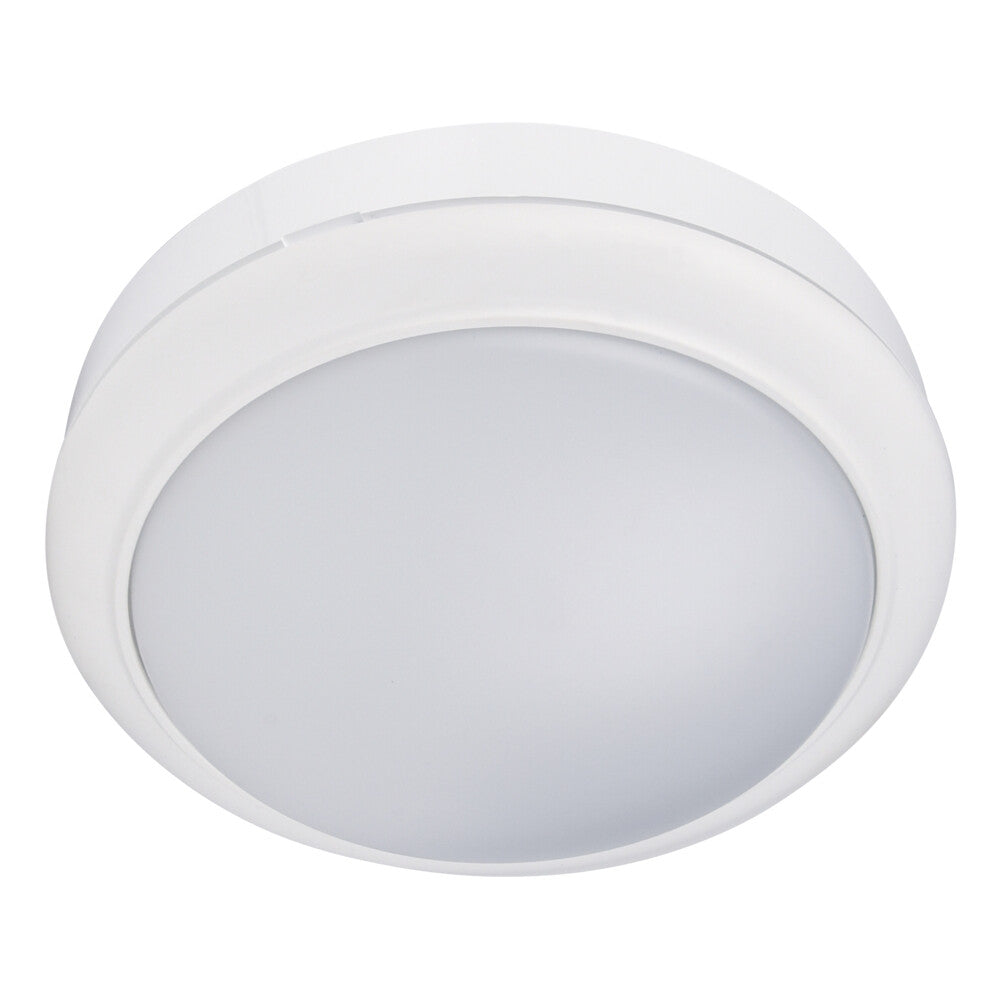 Bunker 15W Round Tri-Colour IP65 White