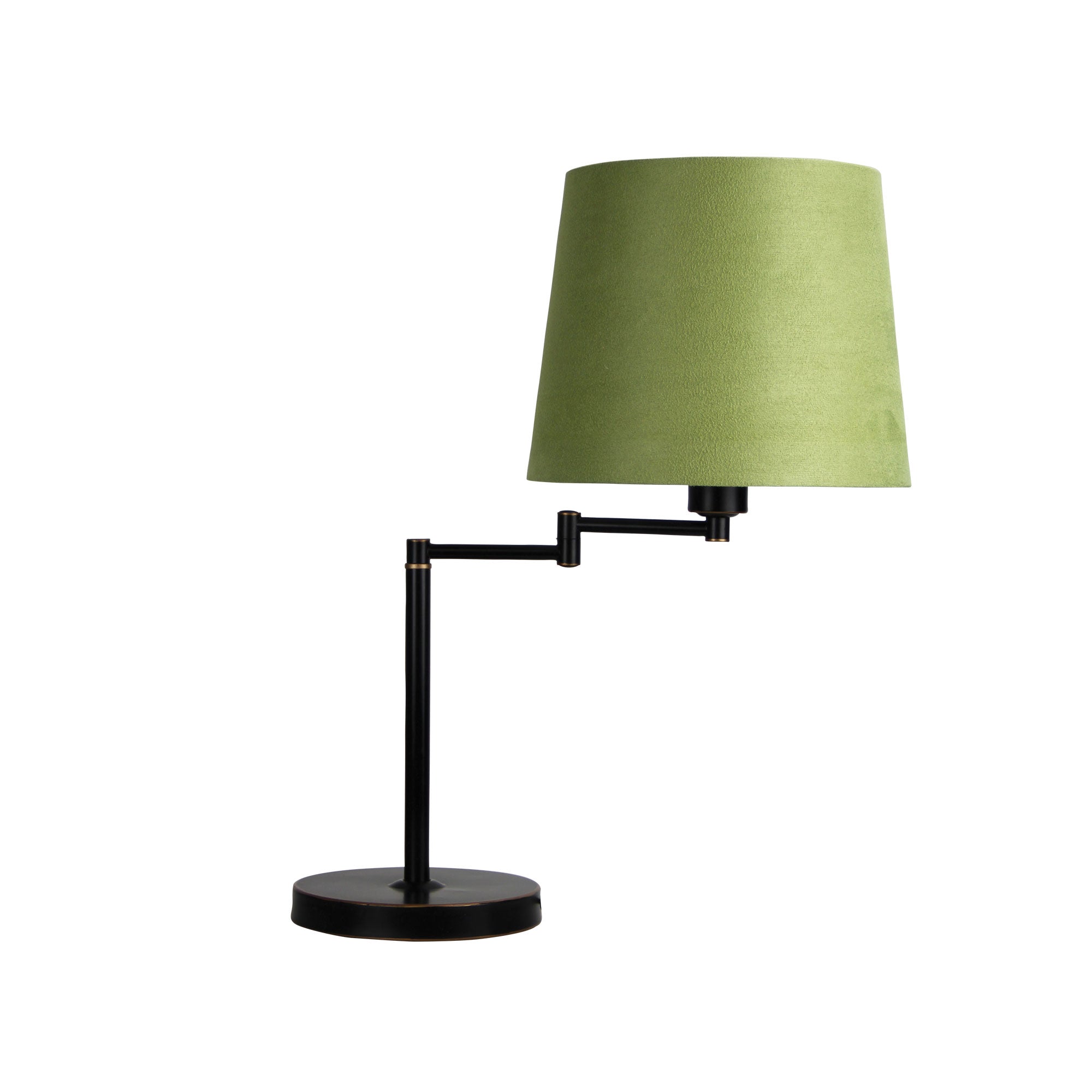 Kingston Rubbed Bronze E27 Swing Arm Table Lamp Base