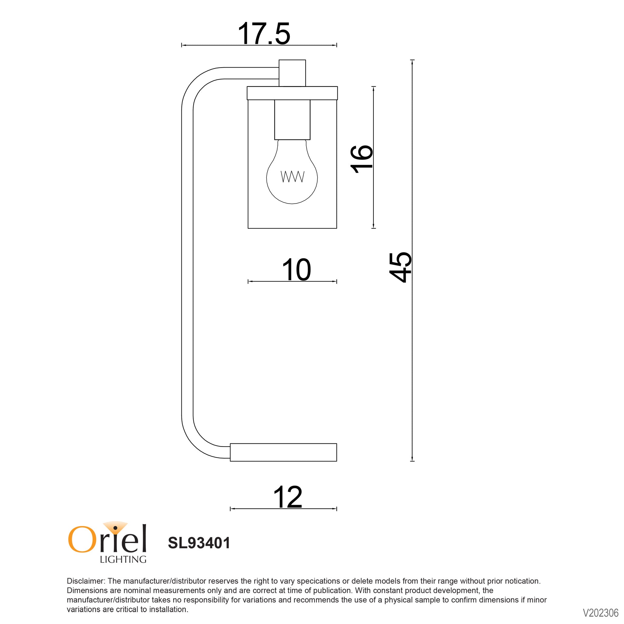 Raymont Black & Aged Brass E27 Table Lamp
