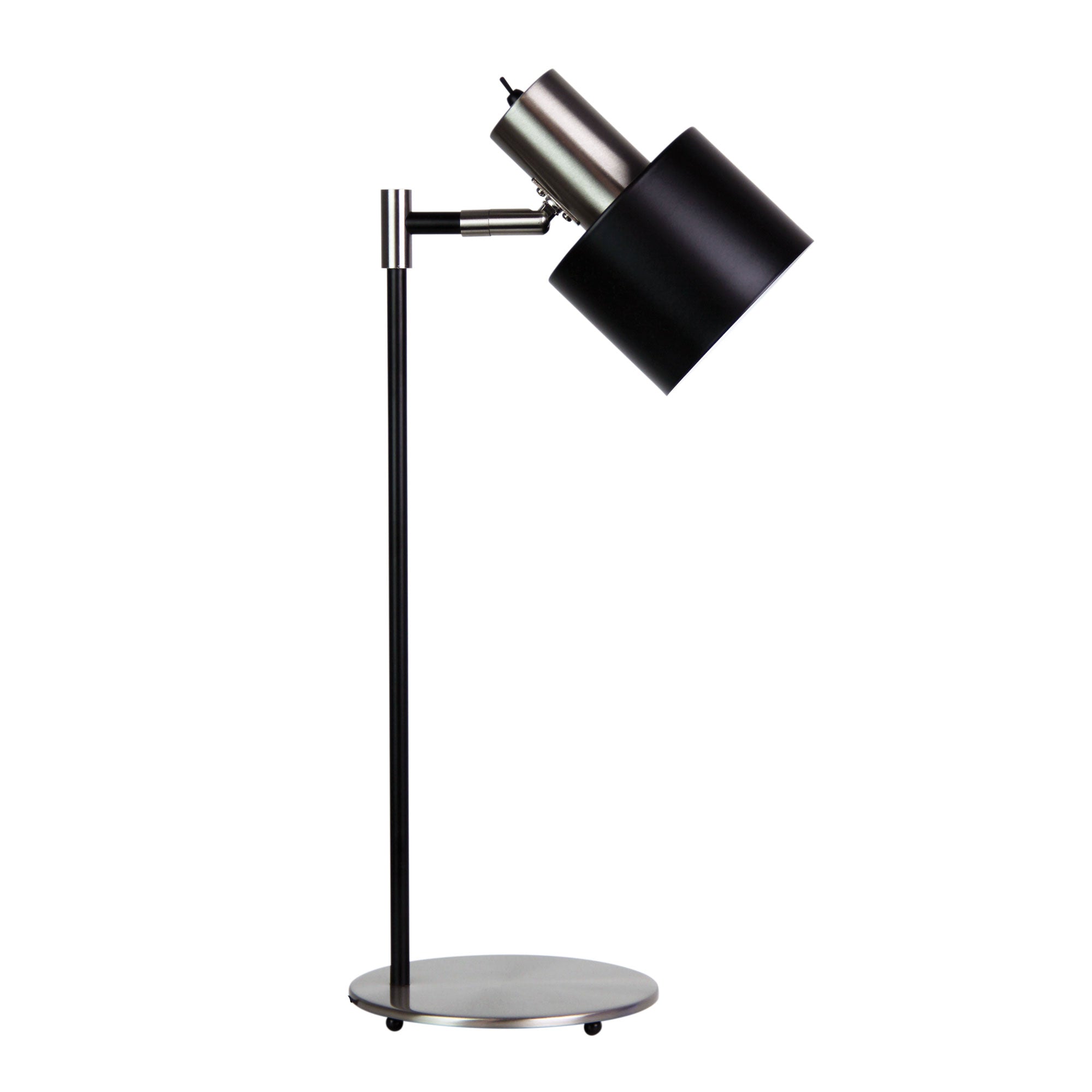 Ari Desk Mid-Century Task Lamp With Brushed Chrome