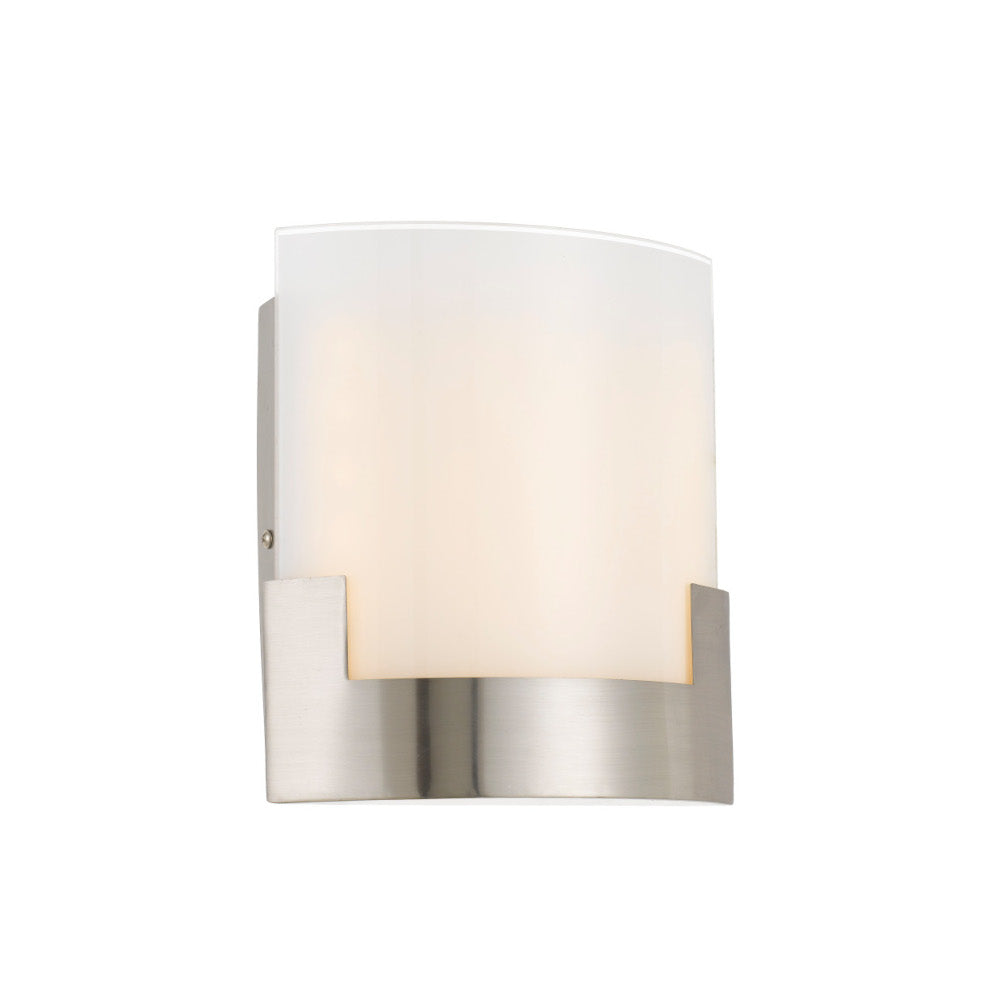 Solita 20 Frost with White, Nickel, Black or Antique Brass 12W CCT Dimmable LED Wall Light
