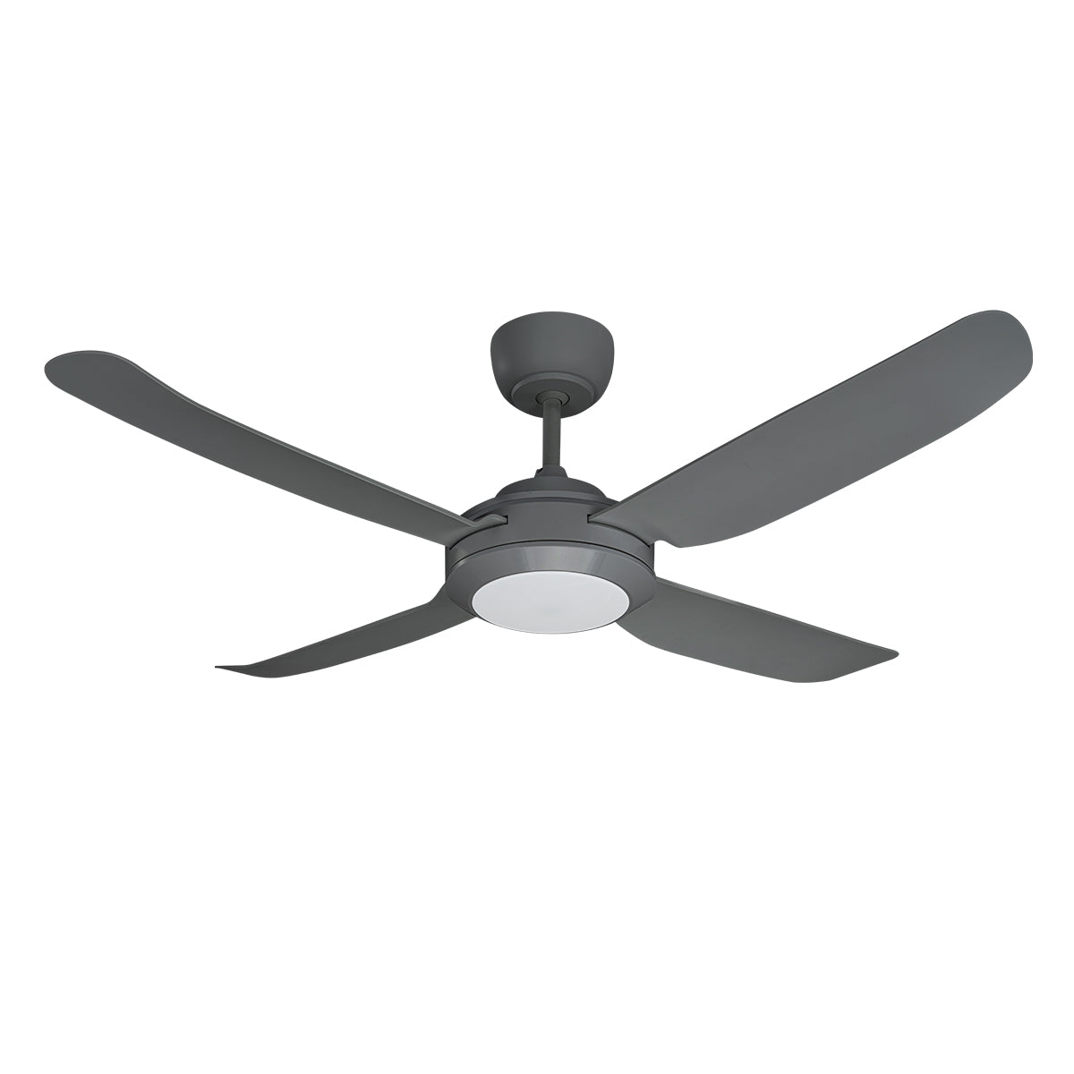 SPINIKA II - 48"/1220mm Glass Fibre 4 Blade Ceiling Fan with Tri Colour Step Dimmable LED Light - Indoor/Outdoor/Coastal