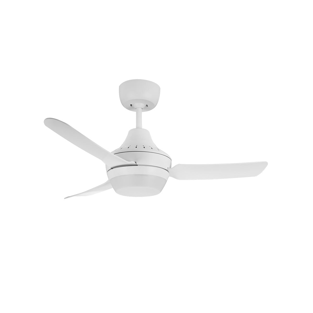STANZA - 36" 3 Blade Ceiling Fan - White - With B22 Lamp holder Indoor Covered Outdoor