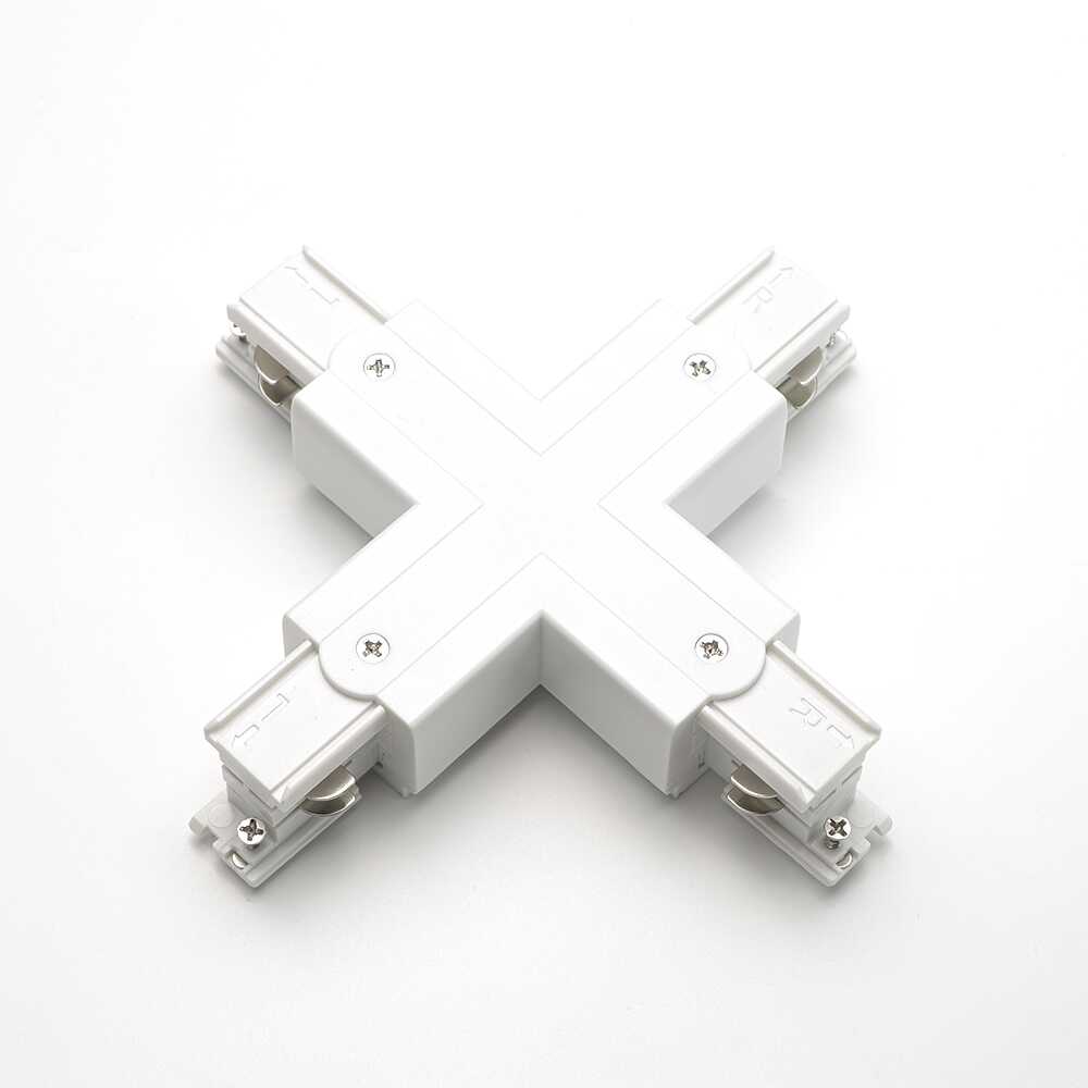 3 Circuit four way Connector White