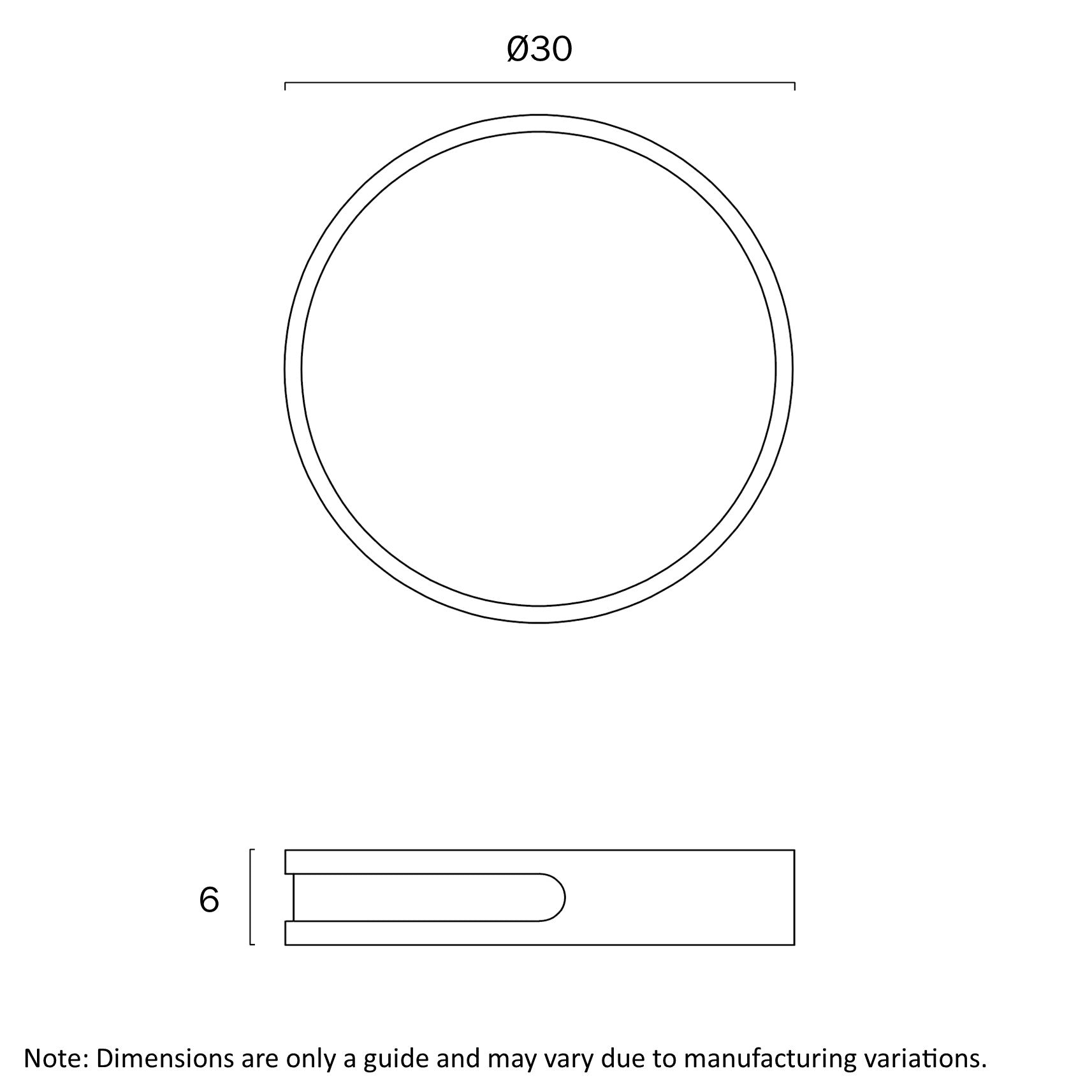 Thalia Teak Colour Timber 12W CCT Round LED Oyster