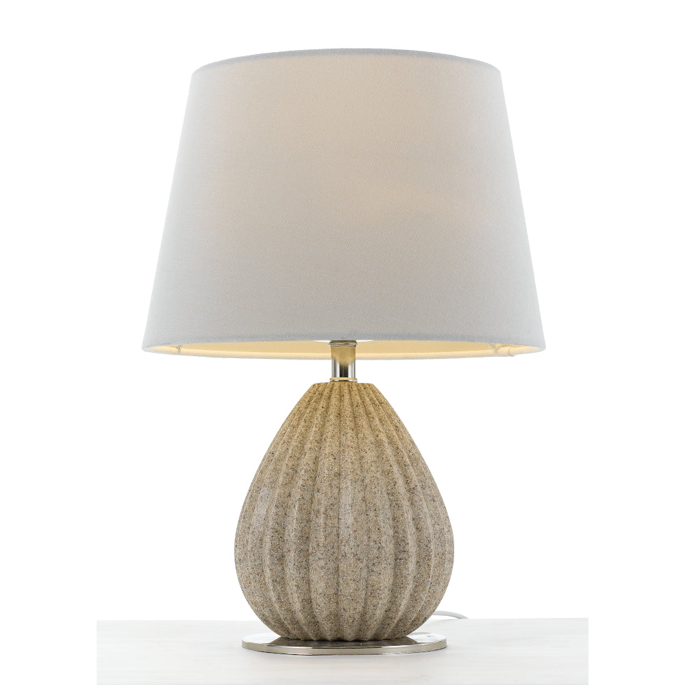 Orson White with White Shade or Cream with Vanilla Shade Table Lamp